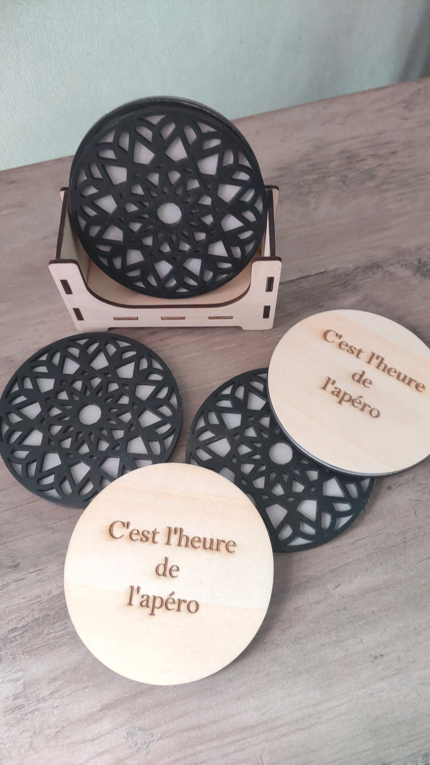 Dessous de verre personnalisable