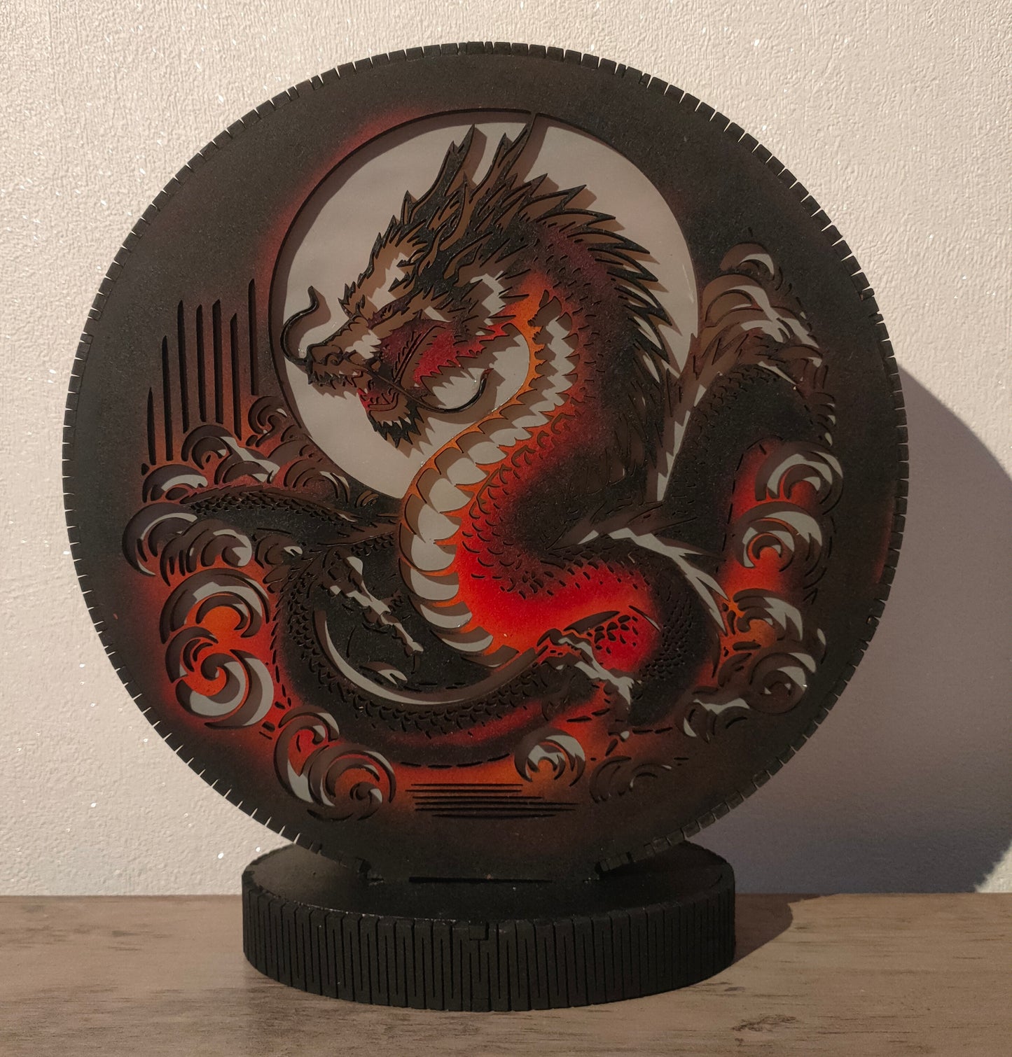 Lampe Dragon 20cm
