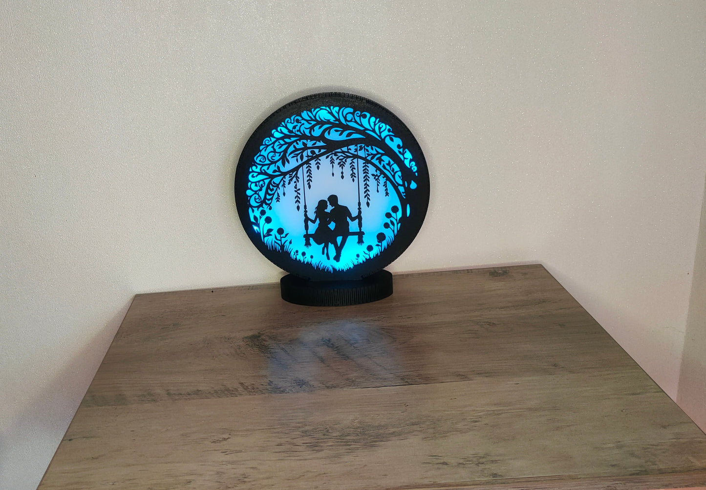 Lampe Couple sur balançoire