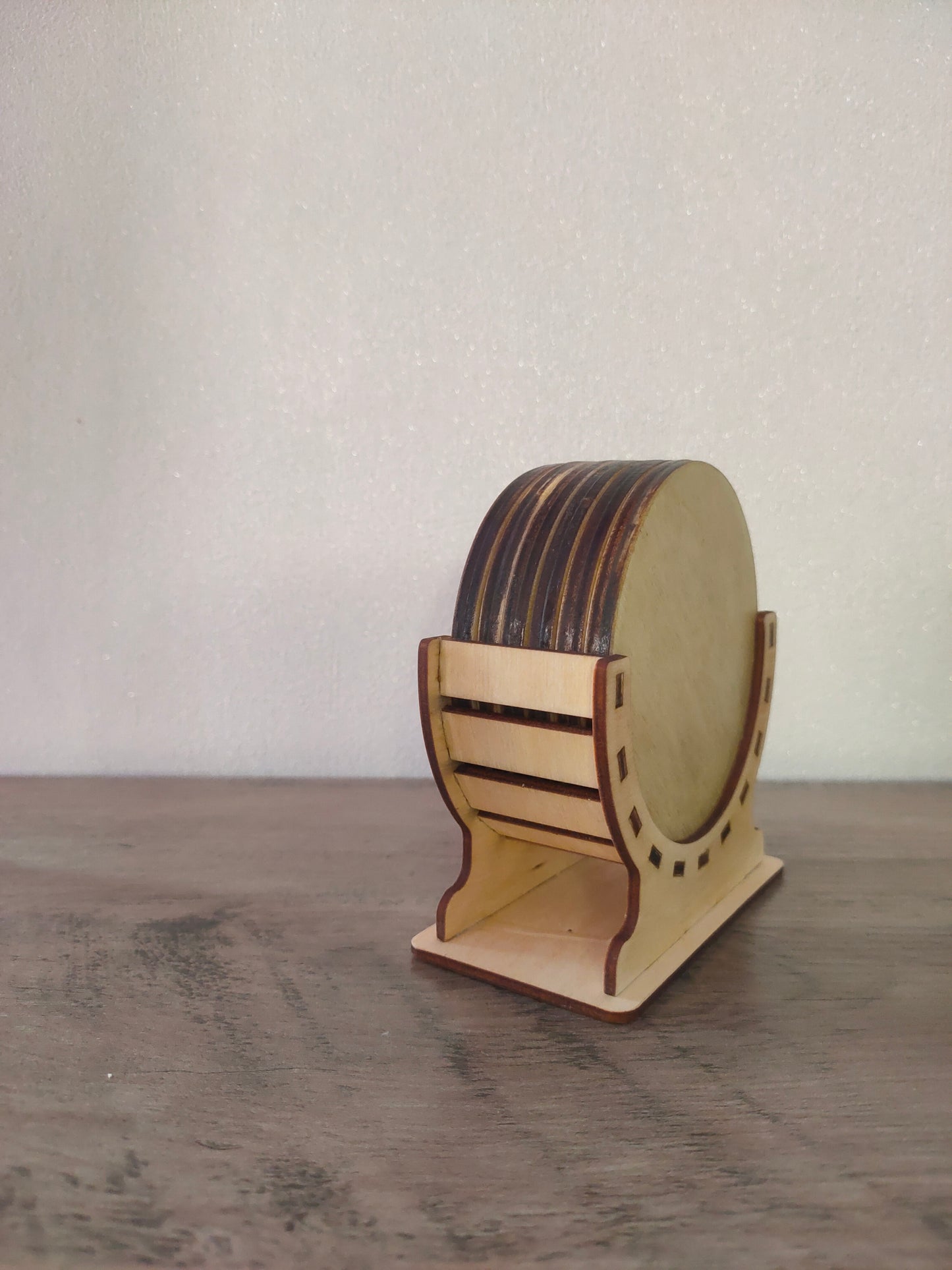 Sous-Verres bois et époxy