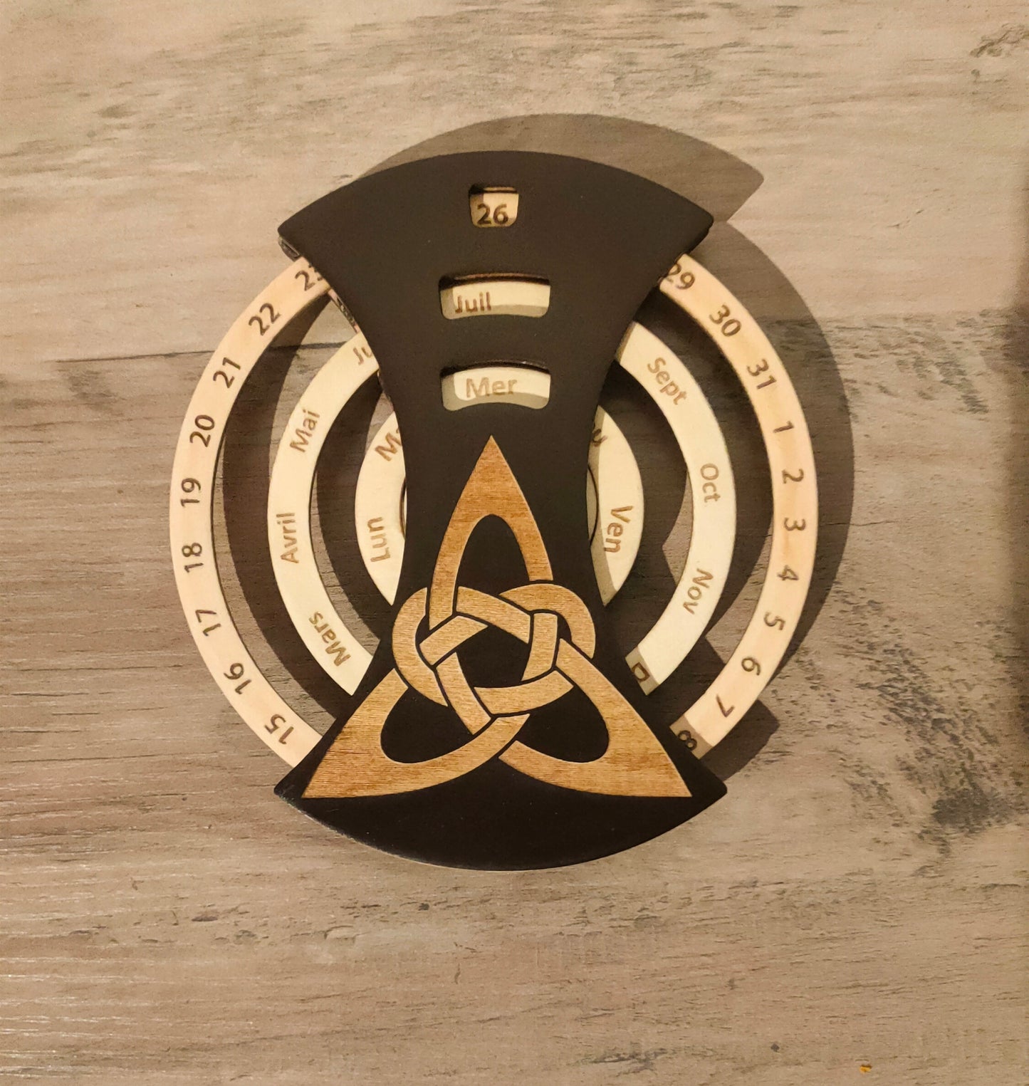 Calendrier Perpétuel  à accrocher ou poser