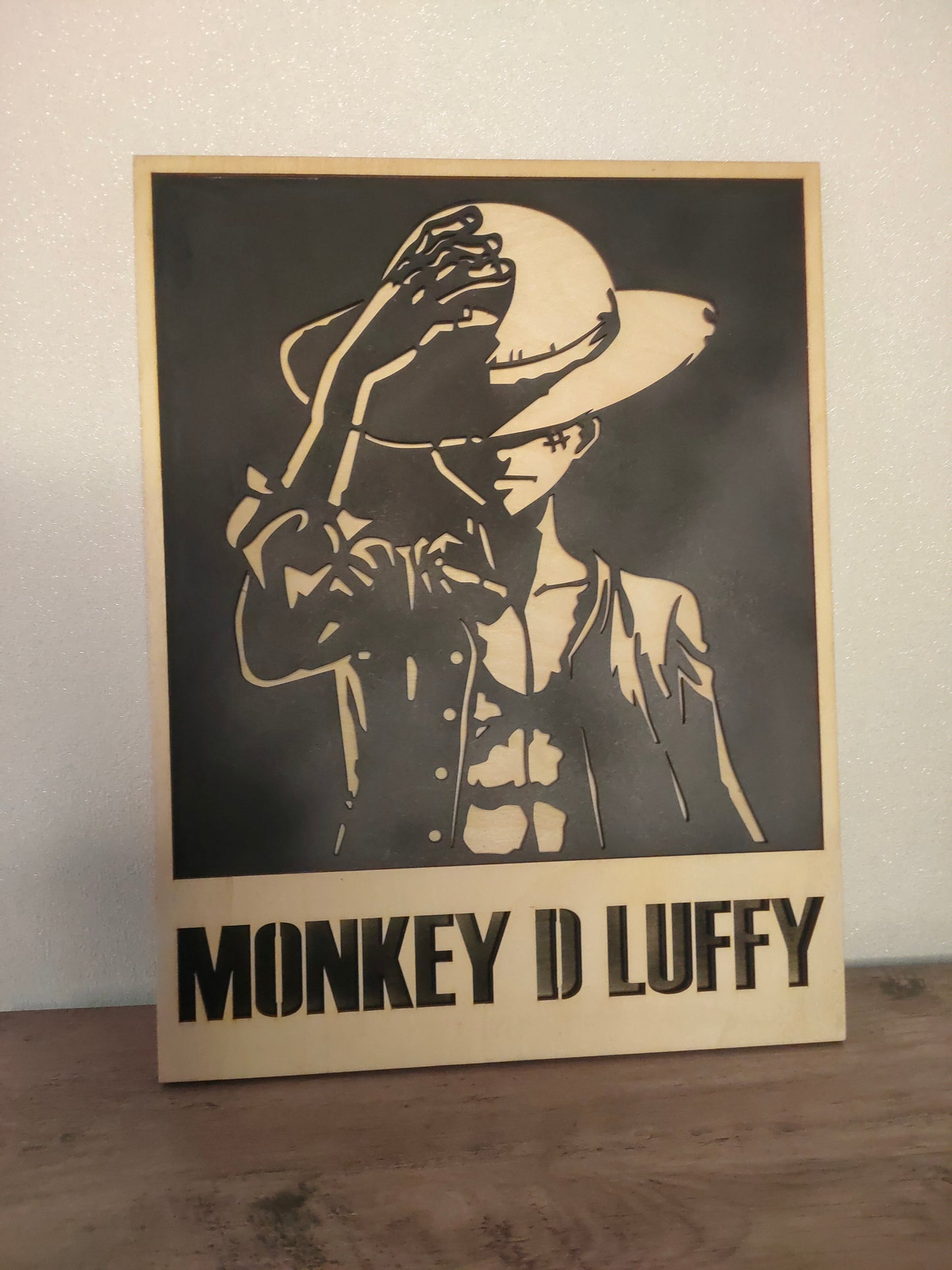 Tableau Luffy Rétro-éclairé