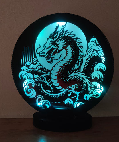 Lampe Dragon 20cm