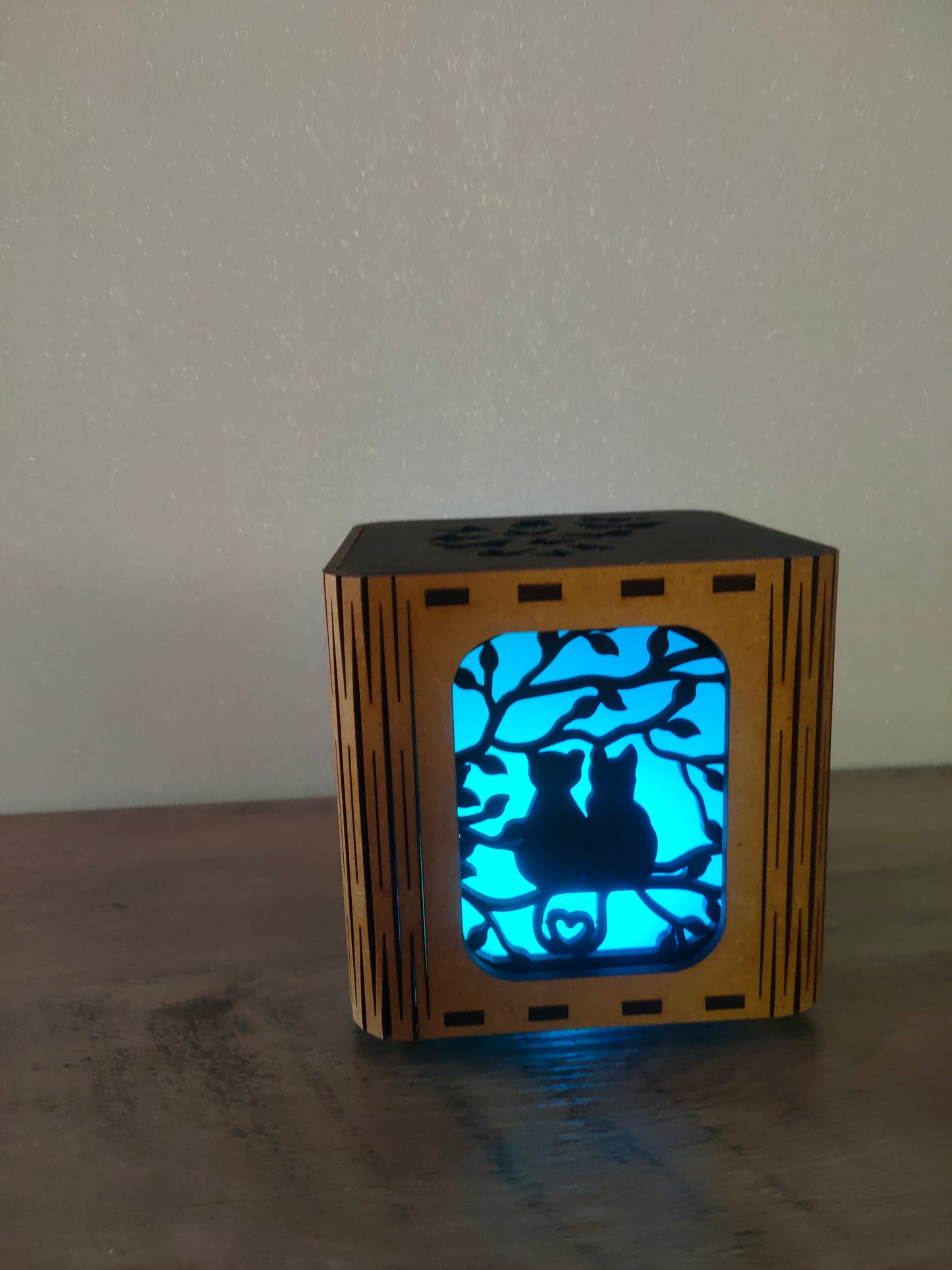 Lanterne chats Amoureux