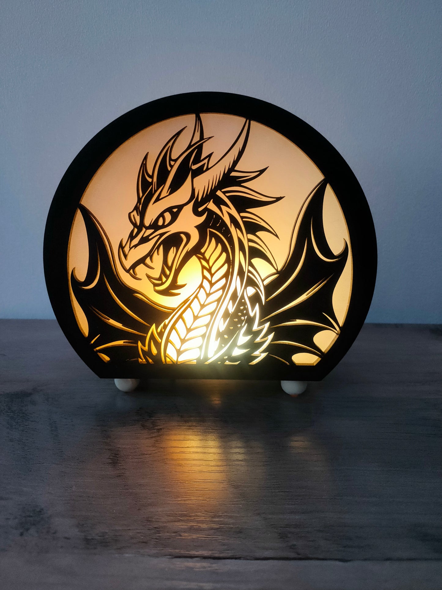 Lanterne Dragon Double face Mdle 2