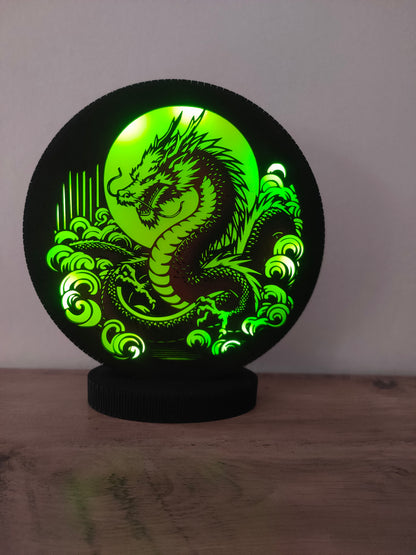 Lampe Dragon 20cm