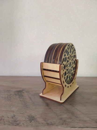 Sous-Verres bois et époxy