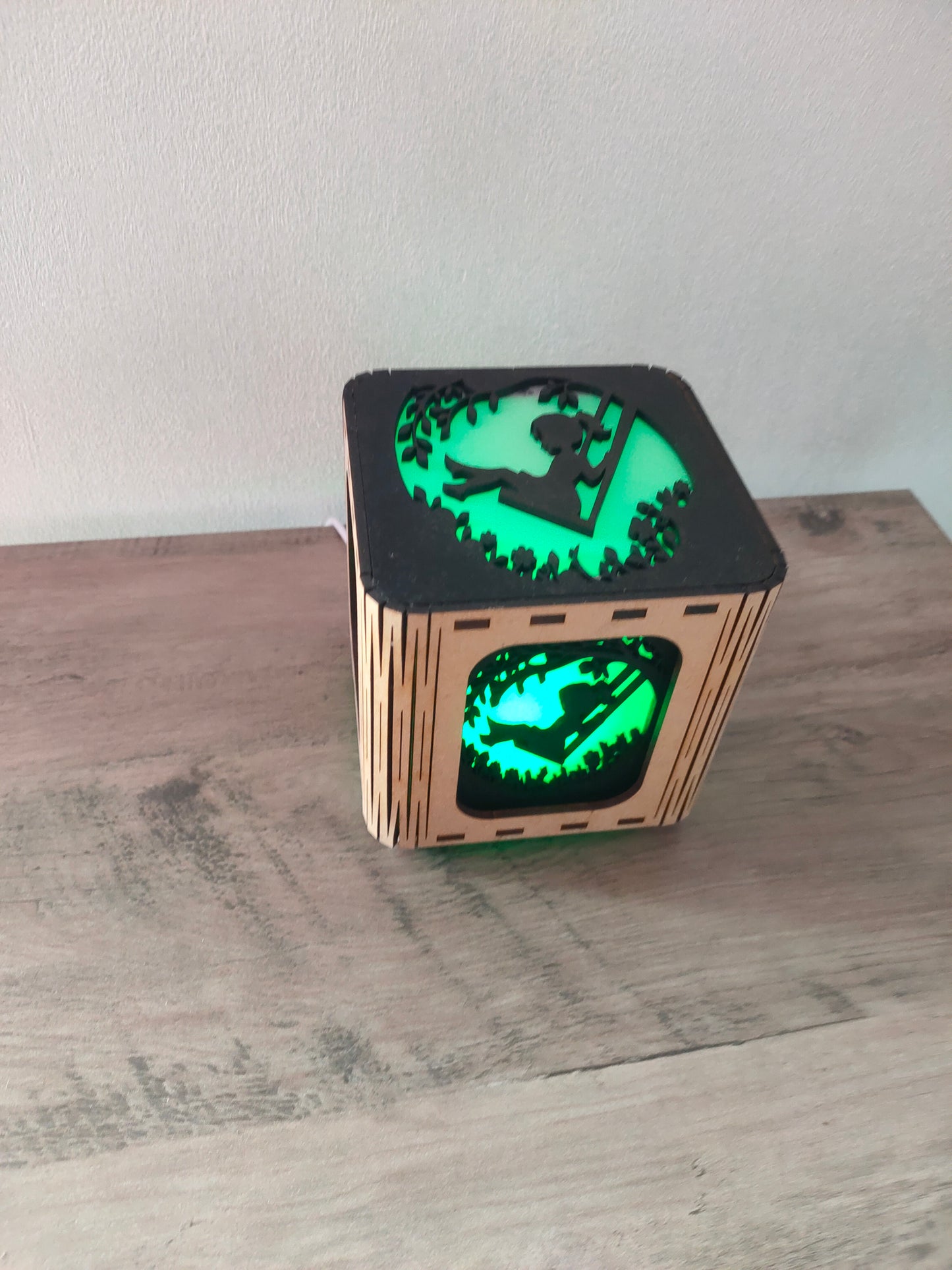 Lanterne Petite Fille Balançoire