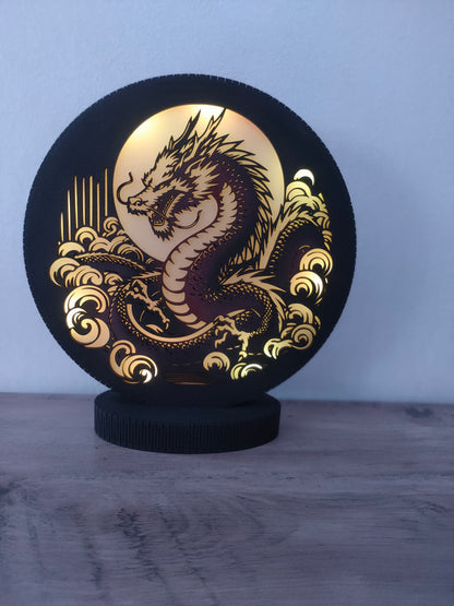 Lampe Dragon 20cm