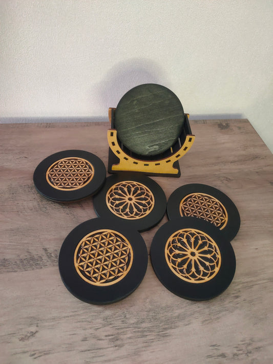 Sous verre Bois Époxy