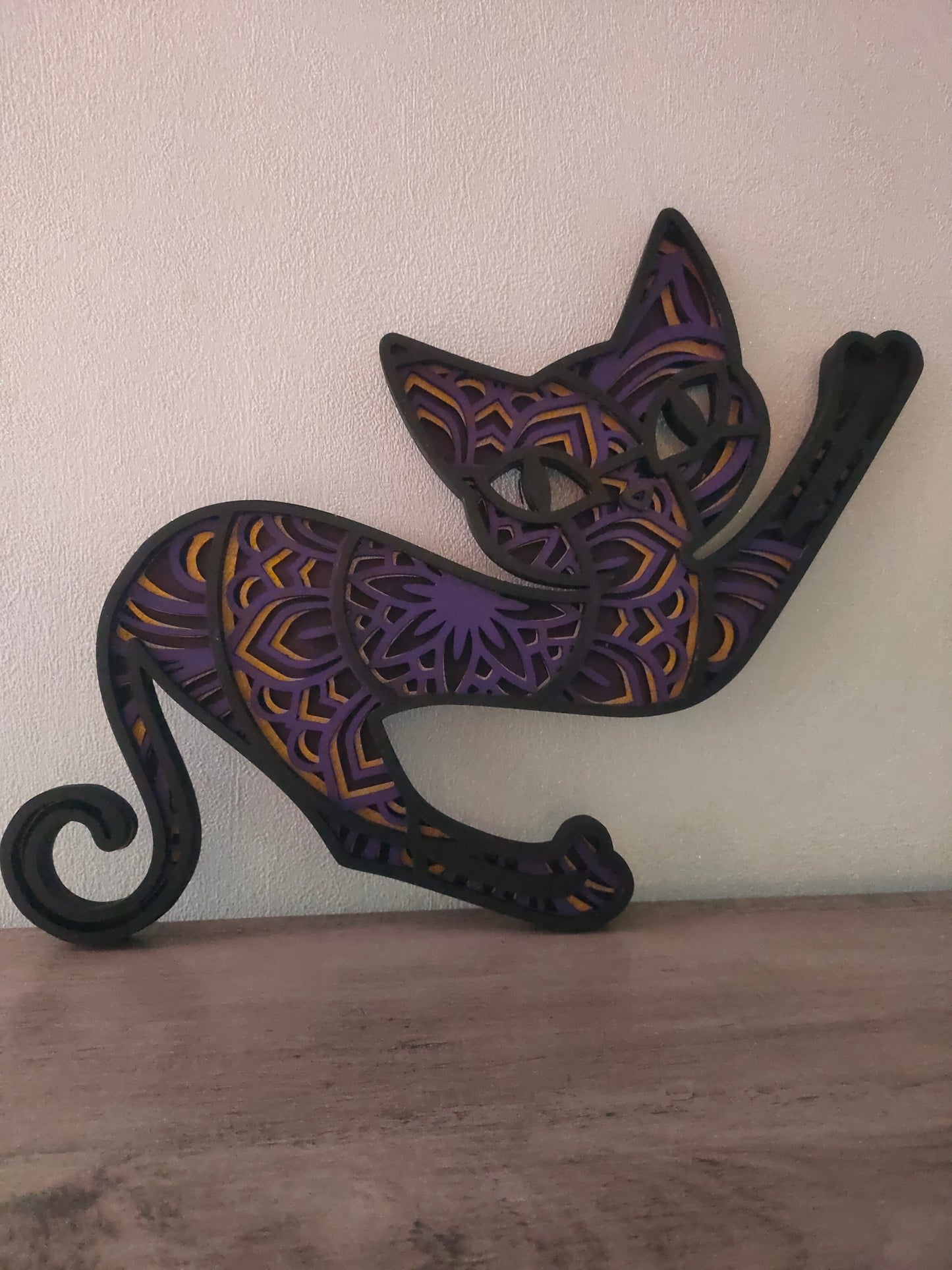 Mandala Chat Siamois