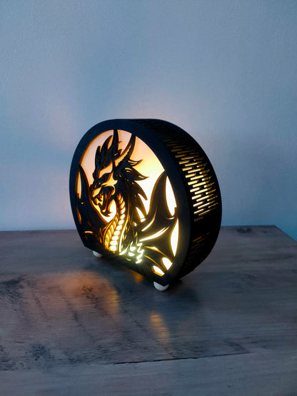 Lanterne Dragon Double face Mdle 2