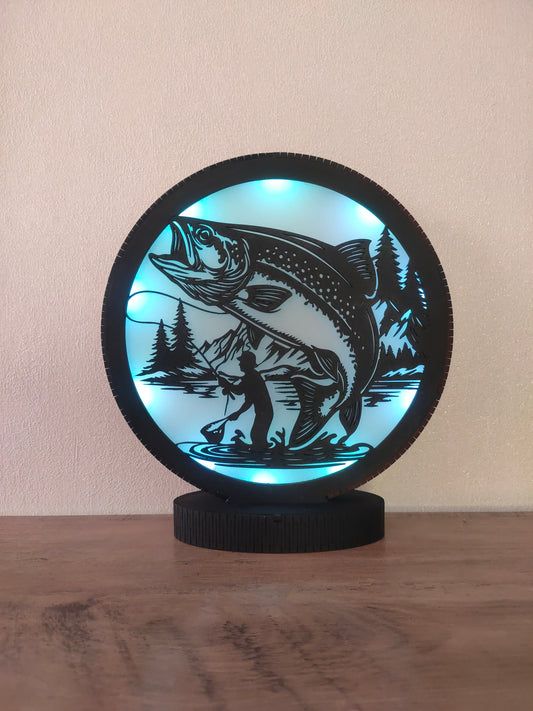Lampe Pêcheur Truite 2