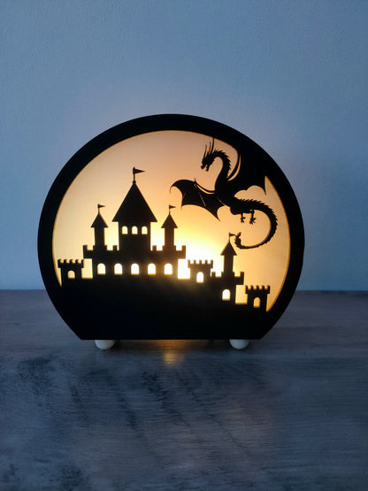 Lanterne Dragon Double face Mdle 2