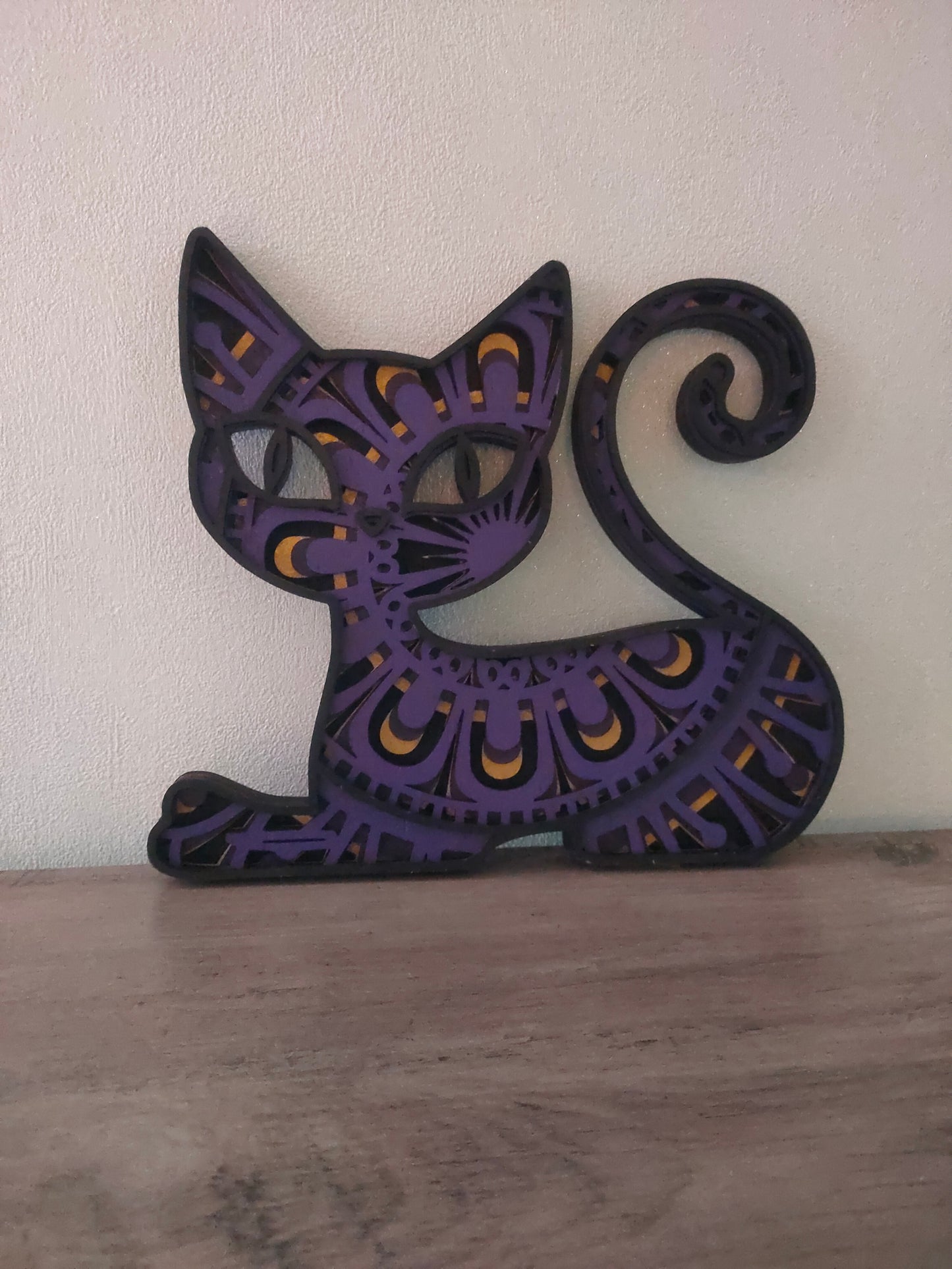 Mandala Chat Siamois