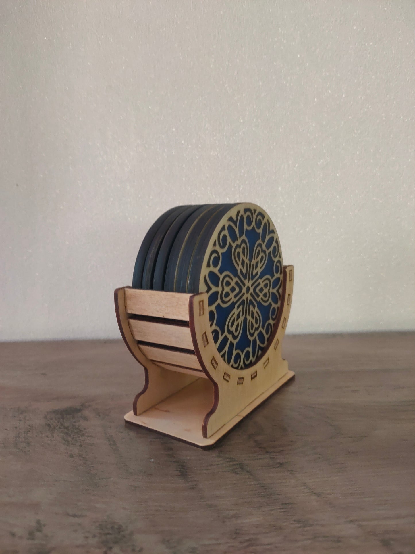 Dessous de verre Bois époxy