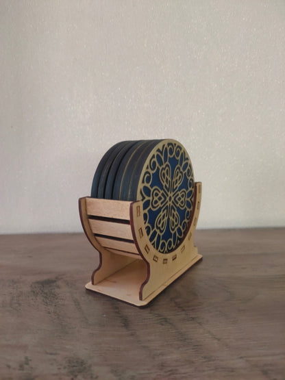 Dessous de verre Bois époxy