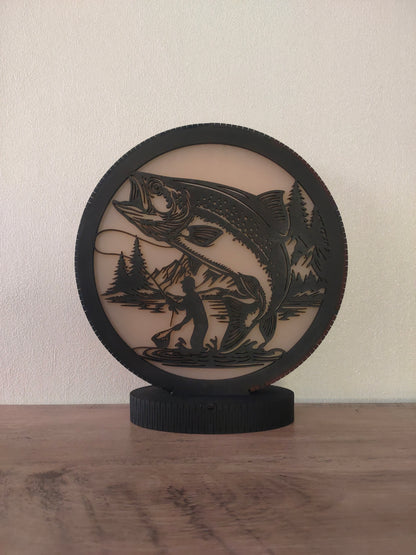 Lampe Pêcheur Truite 2