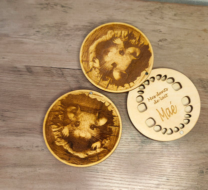 Boîte à dents de lait personnalisée