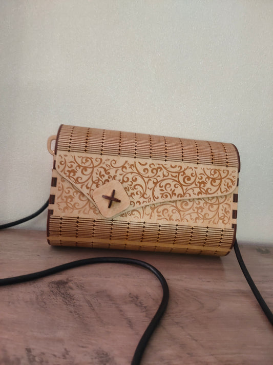 Sac à main décoration florale