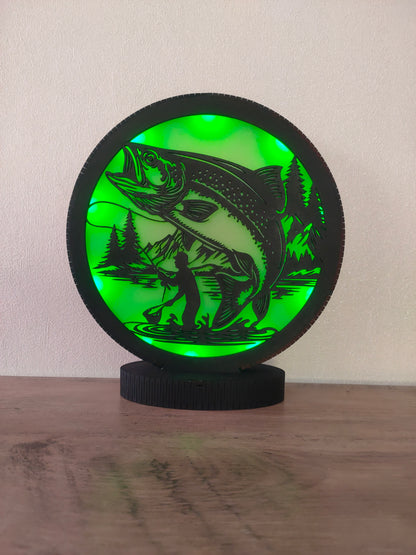 Lampe Pêcheur Truite 2