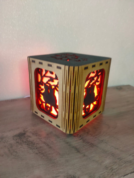 Lanterne chats Amoureux