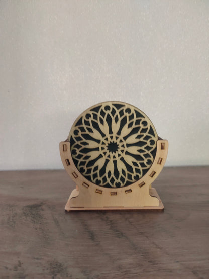 Dessous de verre Bois époxy